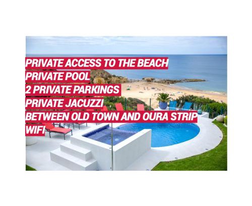 Areias de Sao Joao Villa | Luxurious BEACHFRONT VILLA de la PLAGE with private beach acces