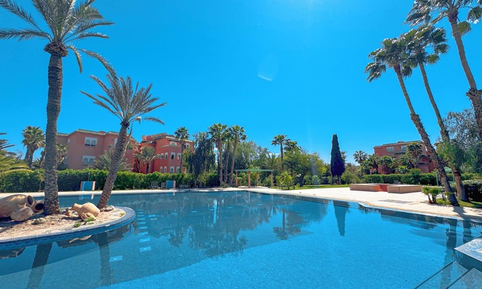 Palmeraie Apartment | Luxurious Duplex in a Peaceful Resort with 3 Bedrooms, Pool & Gardens