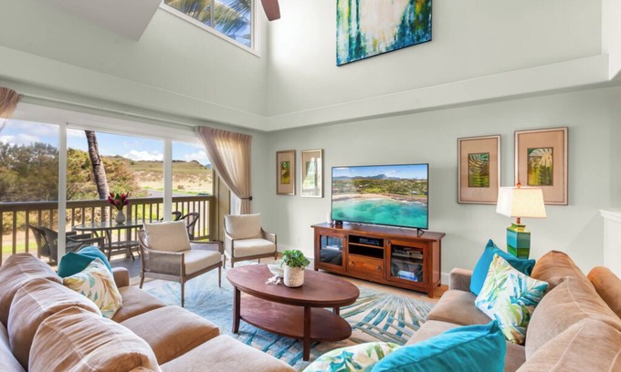 Poipu Condo | Luxurious Poipu condo - Walk to multiple beaches - Central AC - Wifi - Pools