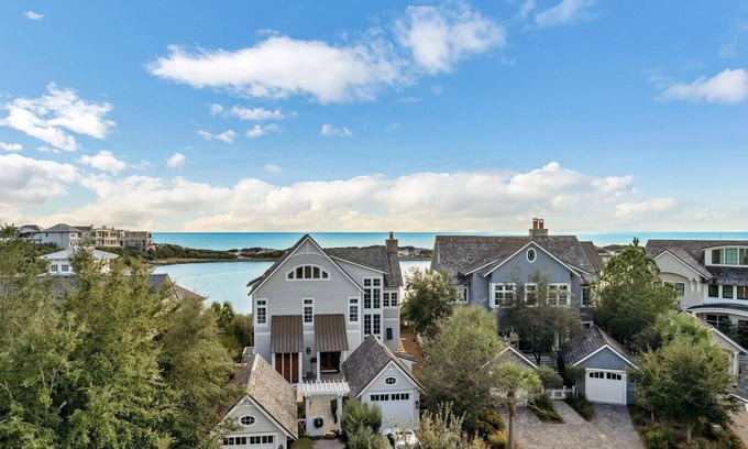 WaterSound Beach House | Luxurious Watersound Escape Gulf Views, Pool, Grill, & Bikes Included!