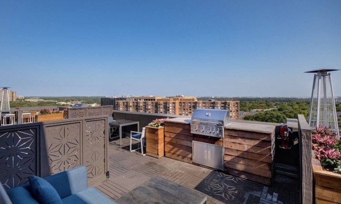 West End Apartment | Luxury 1-bedroom rental unit with pool.