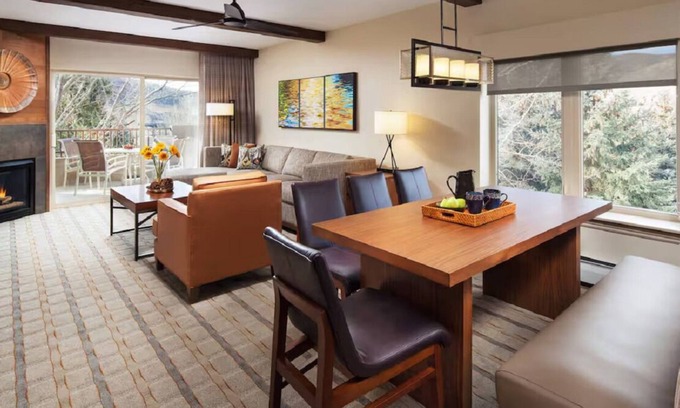 Avon Apartment | Luxury 1400sq 2BR/2Bath 8Peo Villa Sheraton Lakeside Terrace Beaver Creek & Vail