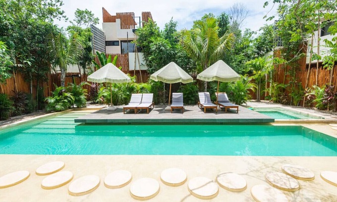 Tulum Apartment | Luxury 2BR Villa with Private Pool, Spacious Living & Modern Amenities