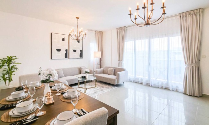 Abu Dhabi Apartment | Luxury 3BR in Al Reef Downtown with pool access