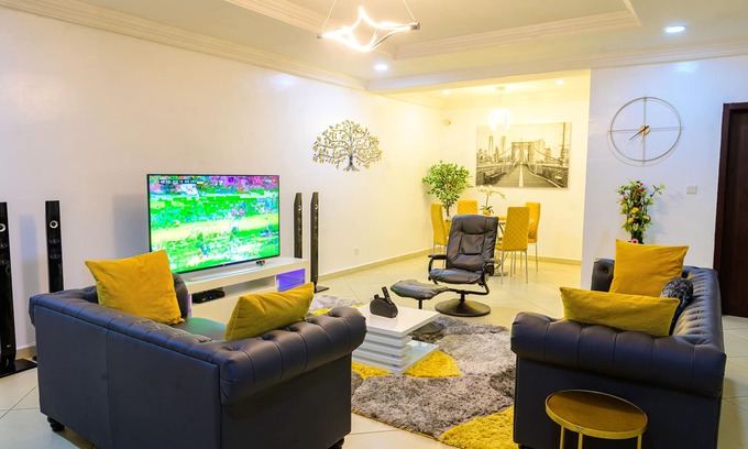 Jabi House | Luxury 4 Bedrooms Holiday Home 24Hrs/Wi-fI/Securit