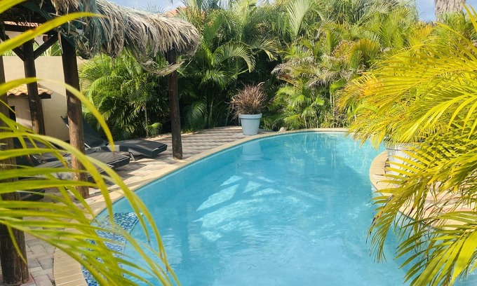 Cas Grandi Apartment | LUXURY APARTMENT KOLIBRIE WITH POOL, CLOSE TO THE BEACH, VERY TROPICAL