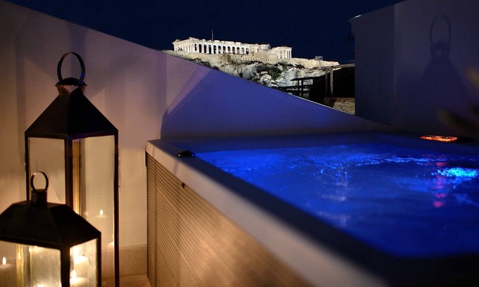 Monastiraki Villa | Luxury Athens Apartment | 2 Bedrooms | Apartment Mavis | Spacious Terrace with.