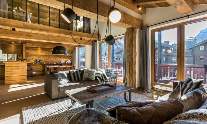 Val-d'Isere Apartment | Luxury chalet with fireplace and concierge service in Val-d'Isère