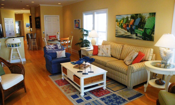 Carolina Beach Condo | Luxury Condo near Boardwalk with Spectacular Ocean Views! Great Fall Rates