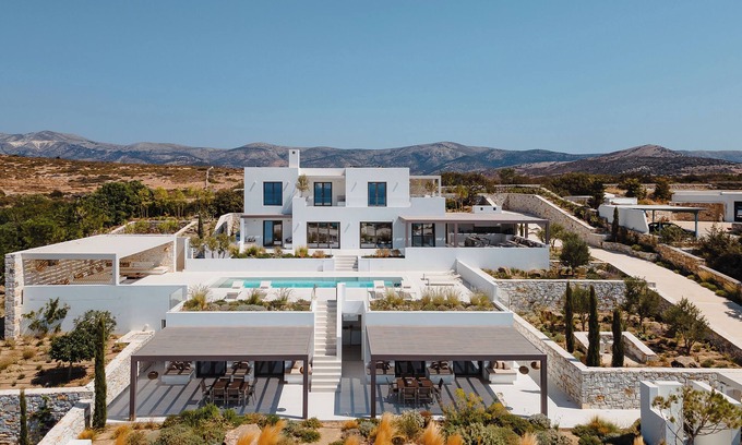 Naxos Villa | Luxury contemporary property in Naxos, up to 16 guests.