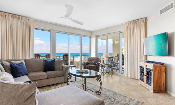 Miramar Beach Condo | Luxury Corner Unit! 1408 ft. Huge 500 sq ft. Balcony!