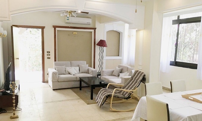Garden City Apartment | luxury flat in maadi with garden near metro
