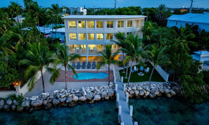 Marathon House | Luxury Home, Oceanfront Views, Private Pool & Dock