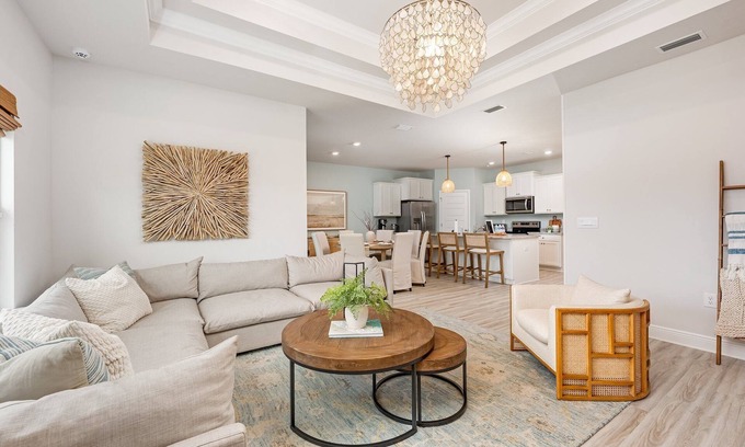Port St. Joe House | Luxury Home w/Golf Cart, Heated Pool, Bikes, Beach Equipment, & Pet Friendly!