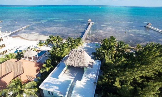 Boca Ciega House | Luxury home with plunge pool, pier and 360 rooftop view just 4 miles south.