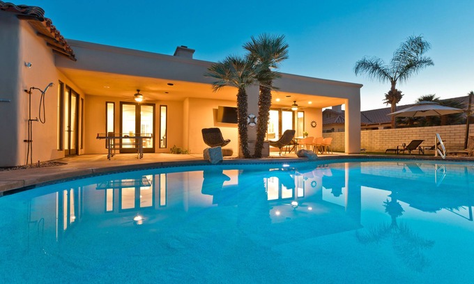 Desert Club Estates House | Luxury in La Quinta w/Large Saltwater Pool-Arcades-Ping Pong-EV