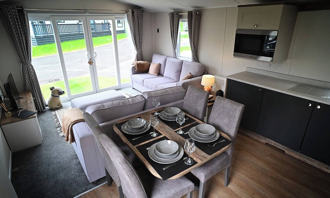 Longridge Cabin | Luxury Lodge Longridge. Forest of Bowland, Ribble Valley. Pet friendly. Pool.