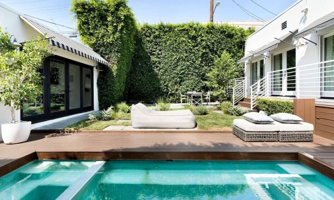 Beverly Grove House | Luxury Melrose District 3BR Retreat Pool Spa Gym