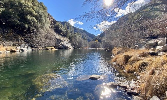 Springville Cabin | Luxury off-grid log home on 320 acres in Giant Sequoia National Monument