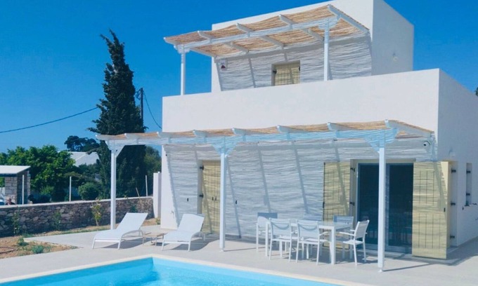 Drios Villa | Luxury Paros Villa | Villa Auroria | 2 Bedroom | Private Pool | Parking Area |.