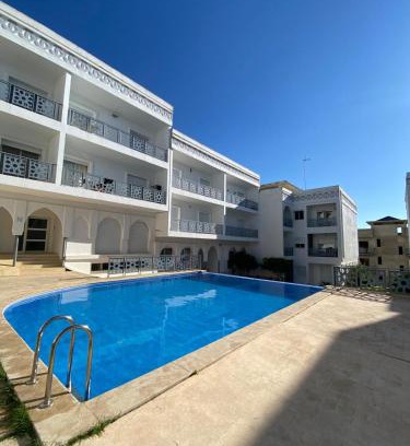 Bni Makada Apartment | Luxury sea view apt tanger with Swimming pool