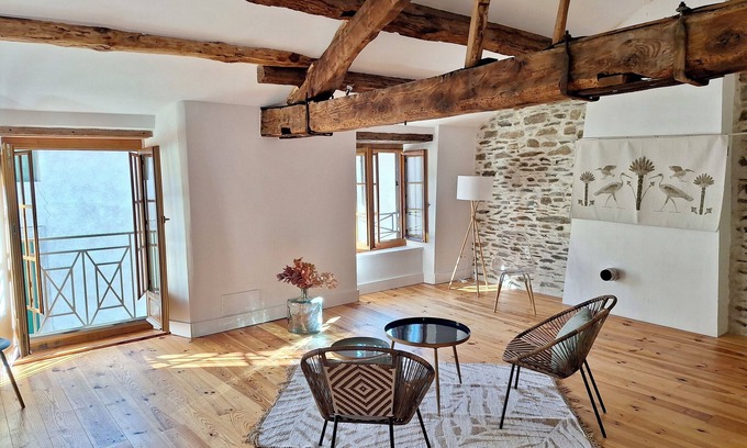 Mas-Cabardes House | Luxury spacious 3BR village house 16th C. with 2 livings, 1.5 baths and garden.