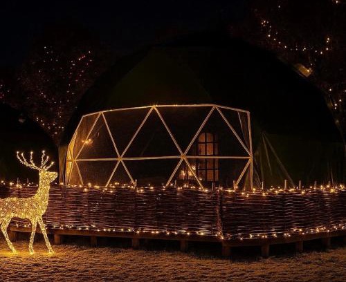 Cuddesdon House | Luxury Star Gazing Dome 3 NEPTUNE with Cozy log burner