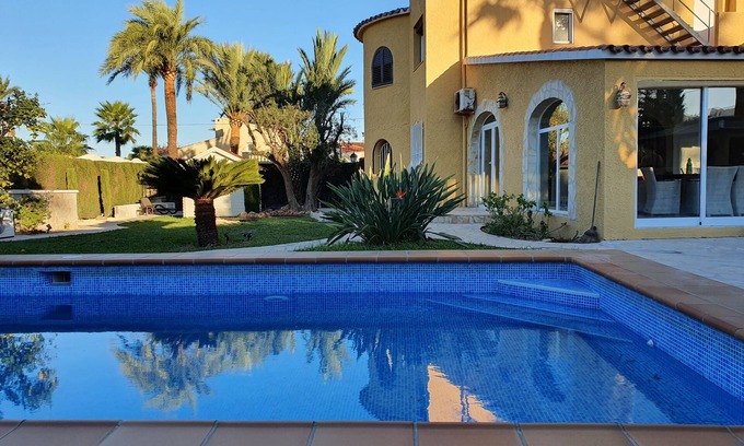 Almadrava Beach Villa | Luxury villa 200 m. on the beach pr.pool, 1250sqm garden, wellness, darts, table tennis