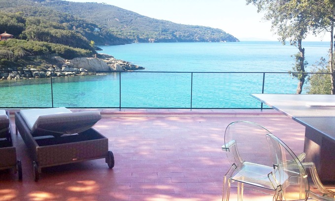 Procchio Villa | Luxury VILLA in Elba -PRIVATE AREA ON THE SEA- Sandy beach, best for FAMILIES