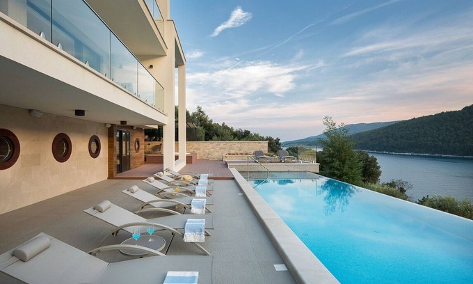Duga Luka Villa | Luxury Villa Labin Palace II with private pool by the sea in Labin - Istria