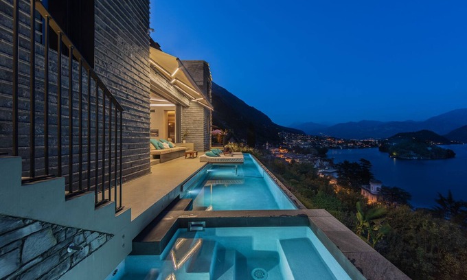 Sala Comacina Villa | LUXURY VILLA MOLLI "BRAND NEW" infinity pool and hot tub Best view point