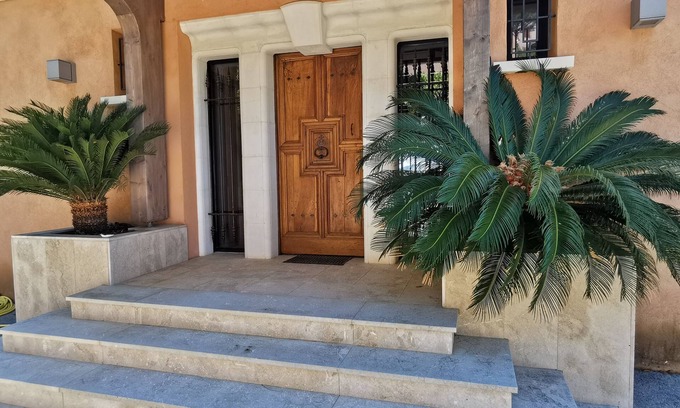 Antheor Villa | Luxury villa sea view, heated pool, sauna, jacuzzi, golf and beaches, 5 bedrooms