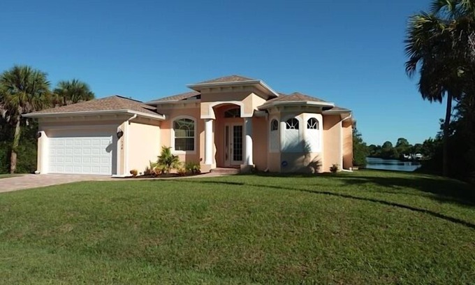 Port Charlotte Villa | Luxury villa with waterfront, boat dock and heated pool!