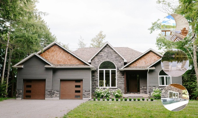 Catchacoma Cottage | Luxury Waterfront Cottage Rental with Sauna & Hot Tub - 15 Mins from Buckhornn