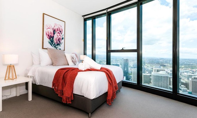 Brisbane Central Business District Apartment | Lvl 59 Skytower Amazing Views CBD Wifi Carpark by Stylish Stays