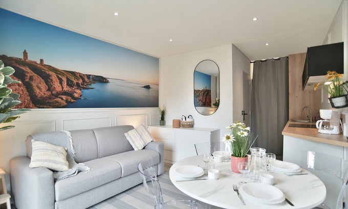Sables-d'Or-les-Pins Apartment | Lya 04 - 5min à Pied de la Plage