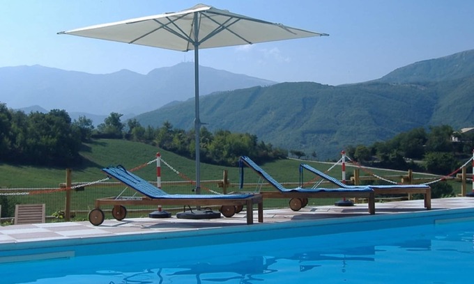 Acqualagna Apartment | Maestrale Apartment, Comfortable Two-Room Apartment on the First Floor with a view of the Montefeltro
