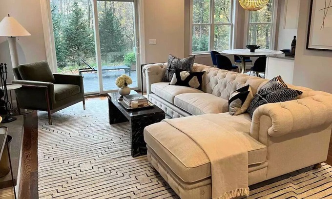 Crompond House | Magazine ready Westchester with acres of privacy