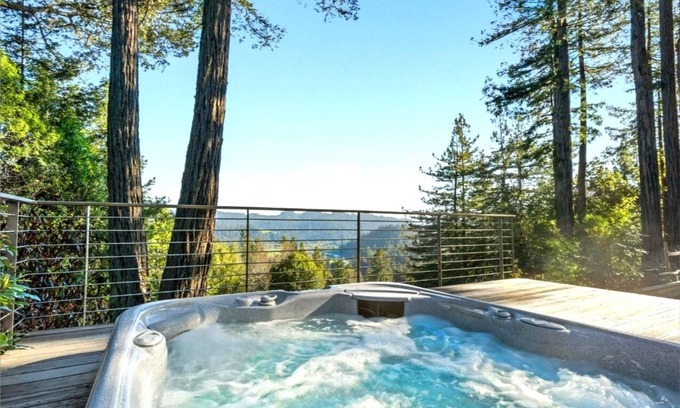 Cazadero House | Magic Madrone- Stunner Home Top of Redwoods! Astonishing Views! HotTub/WiFi