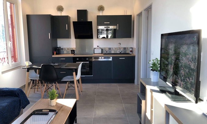 Aix-les-Bains Apartment | ♥️Magnifique T2 neuf de 38m, parking privé, belles prestations