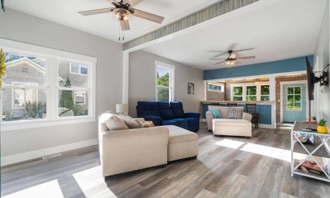 Port Sanilac House | Main Street Retreat! Hot Tub, Golf Cart, Ev Charge