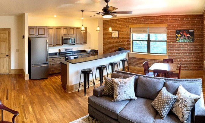 Waynesville Apartment | Main Street Retreats 103 Brand New Downtown Apt 103
