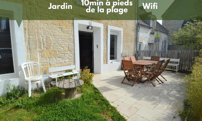 Luc-sur-Mer House | Maison,appartement de charme bord de mer - Avec jardin et wifi