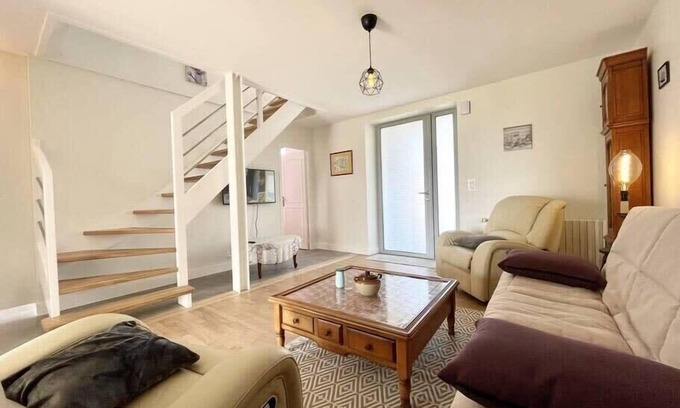 Riantec House | Maison de charme vue mer 180 rénovée Accès plage