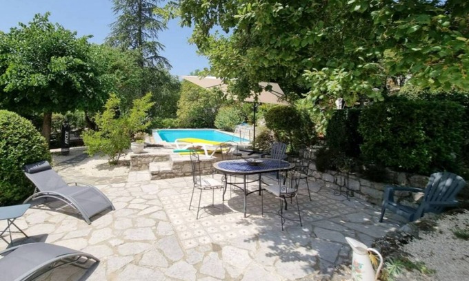 Saint Alban Auriolles House | Maison EN Pierre Avec Piscine Privée