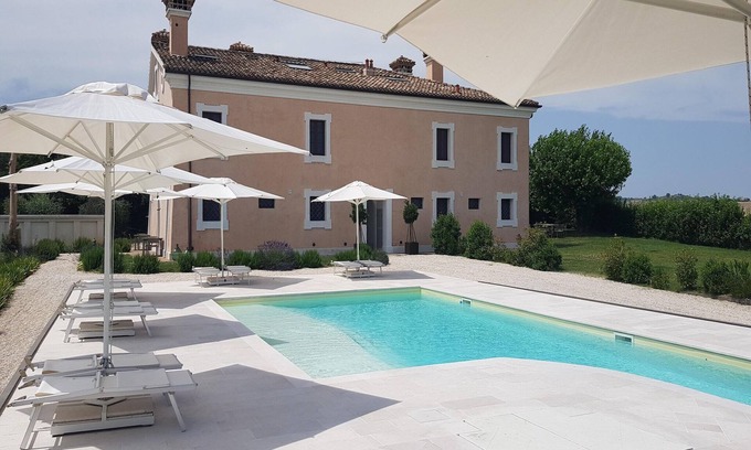 Monsano Apartment | Manor in Marche with Pool and Adriatic Views