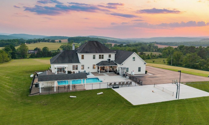 Millerstown House | Mansion with Pool, Hot Tub, Game Room, Sleeps 30+