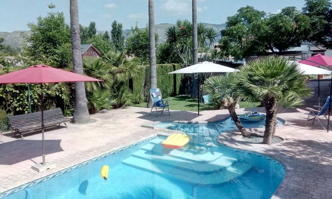 Castello de la Plana Cottage | Mapagog: CASA PIXAVI, Surrounded by orange trees between the mountains and the beach