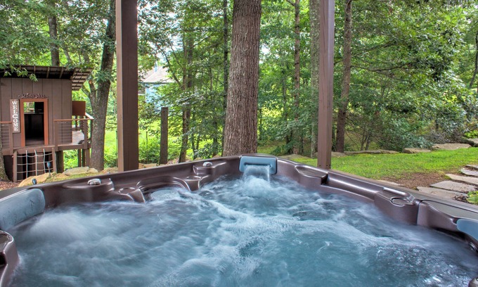 Alexander House | Maplewood Escape | Luxurious Asheville Lodge with Hot Tub, Game Room, & More!
