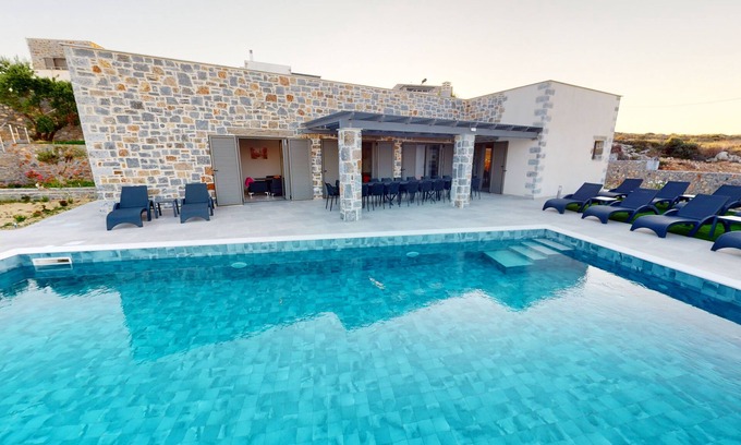 Anopolis Villa | Marina Villa Luxe 20 Personnes Cretevasion